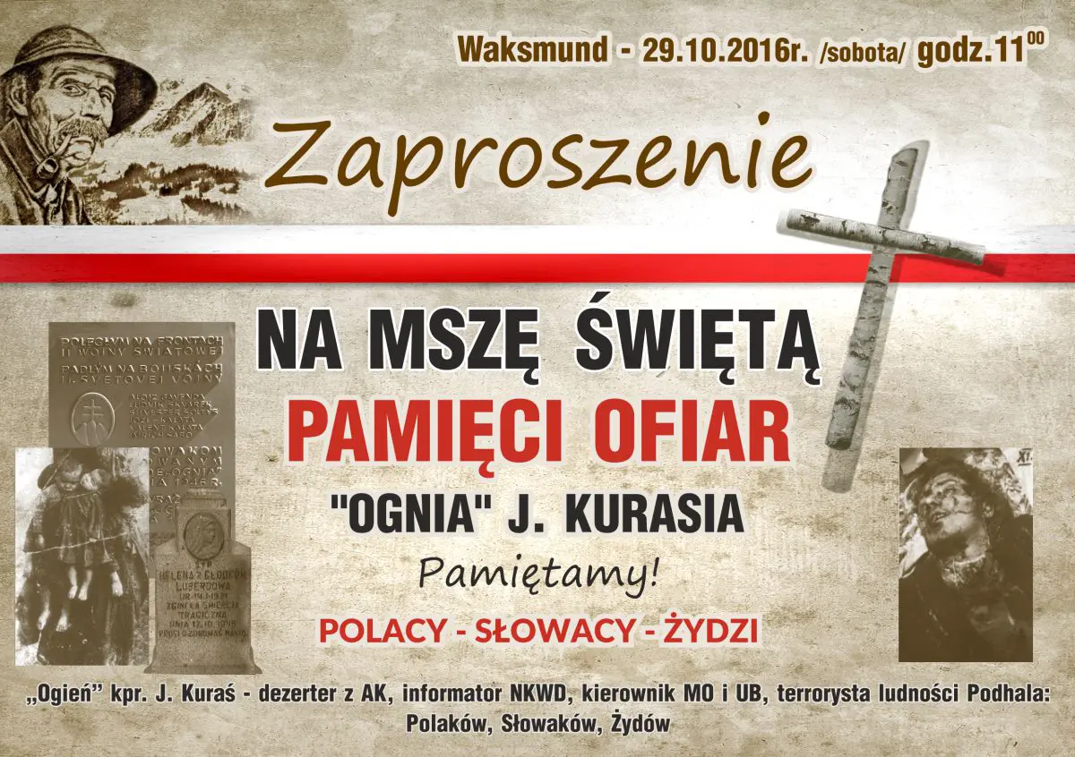 Zaproszenie na mszę świętą