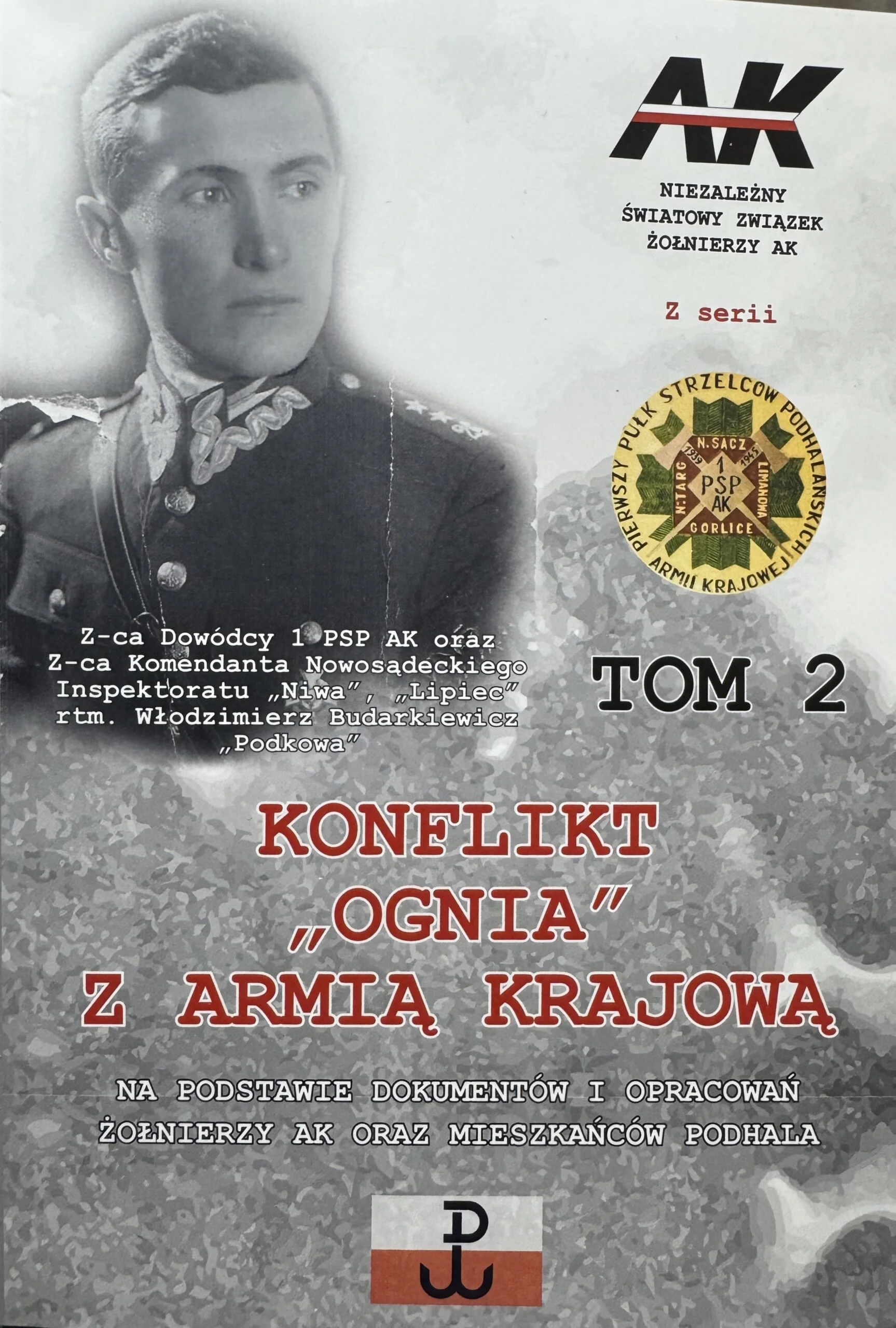 Okładka książki Marka Zapały „Konflikt »Ognia« z Armią Krajową”, tom II