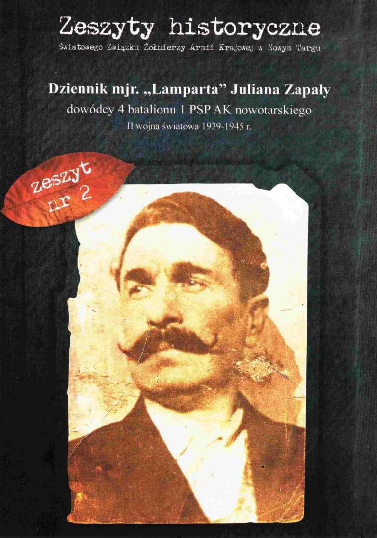 Okładka Zeszytu Historycznego nr 2 — Dziennik mjr. „Lamparta” Juliana Zapały