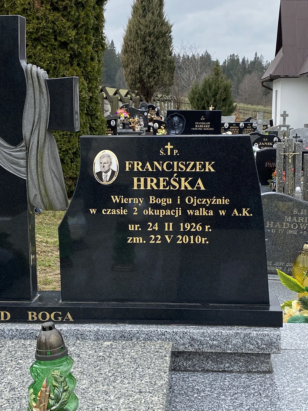 Franciszek Hreśko - grób